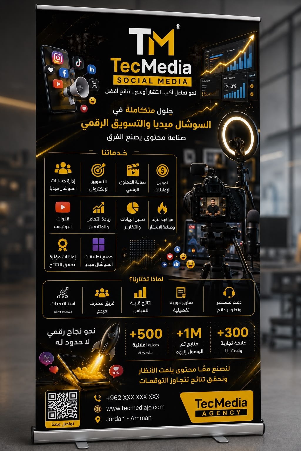 خدمات تك ميديا في السوشال ميديا والتسويق الرقمي